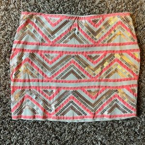 Express sequin skirt - size xs